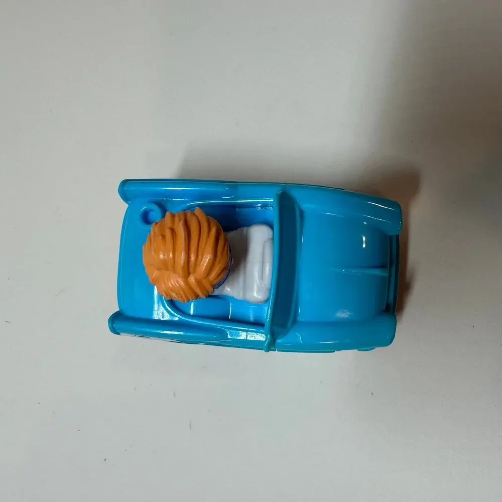 Little People Wheelies Car Retro Convertible GMJ25 Baby Blue Red Mattel 2019